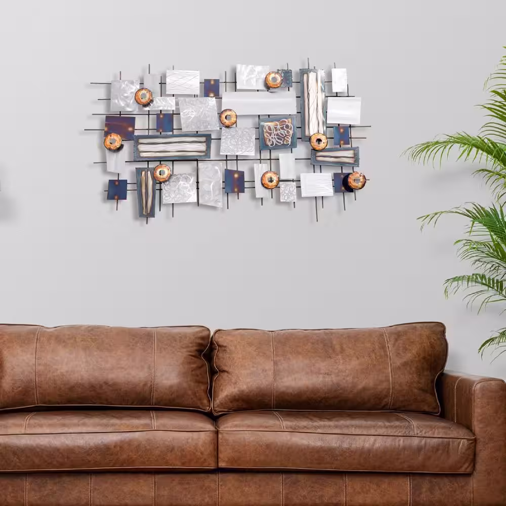 Peterson Artwares Diversity's 48.0 in. x 28.0 in. x 3.5 in. Metal Wall Mountable Original Artwork