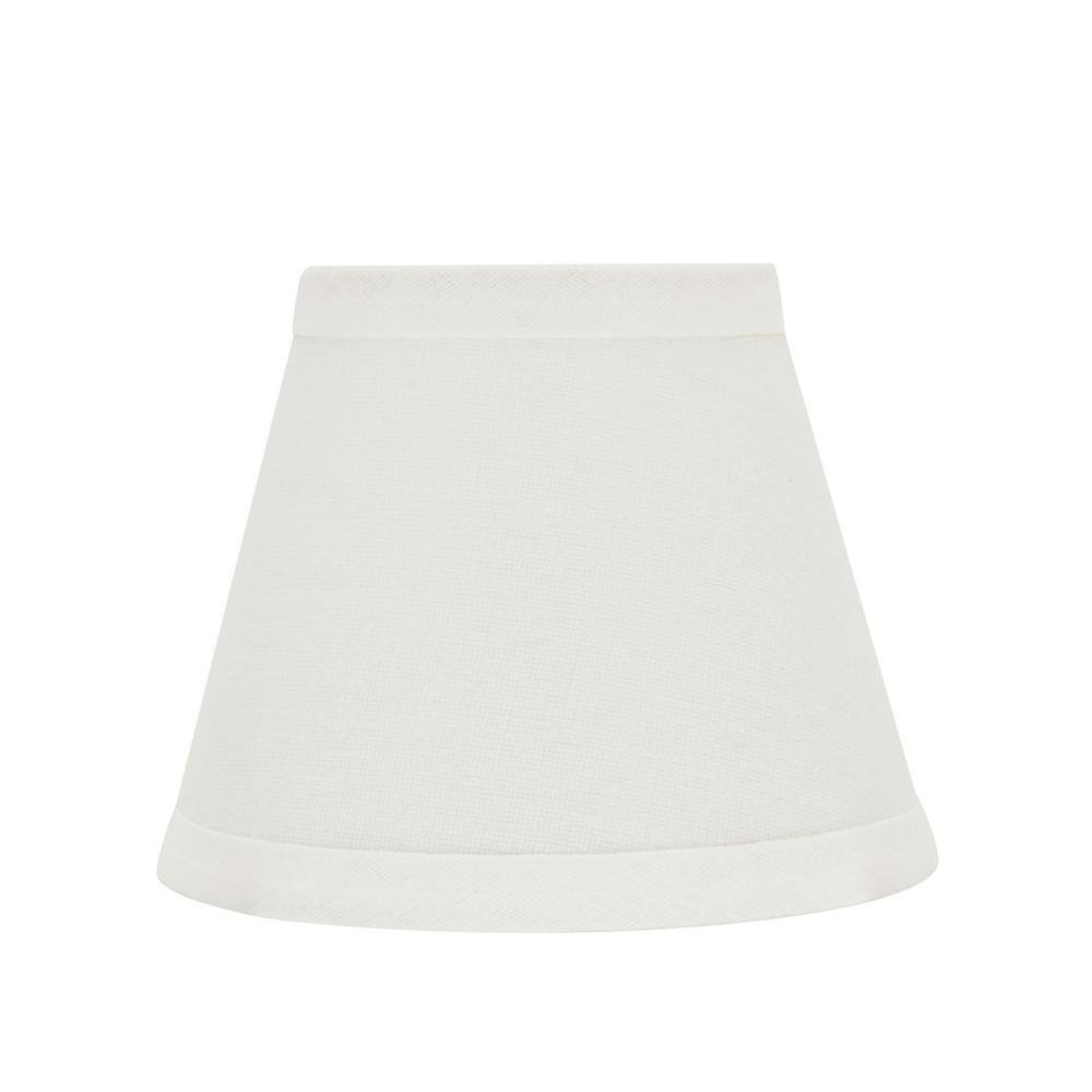 Aspen Creative Corporation 5 in. x 4 in. Off White Hardback Empire Lamp Shade (6-Pack)