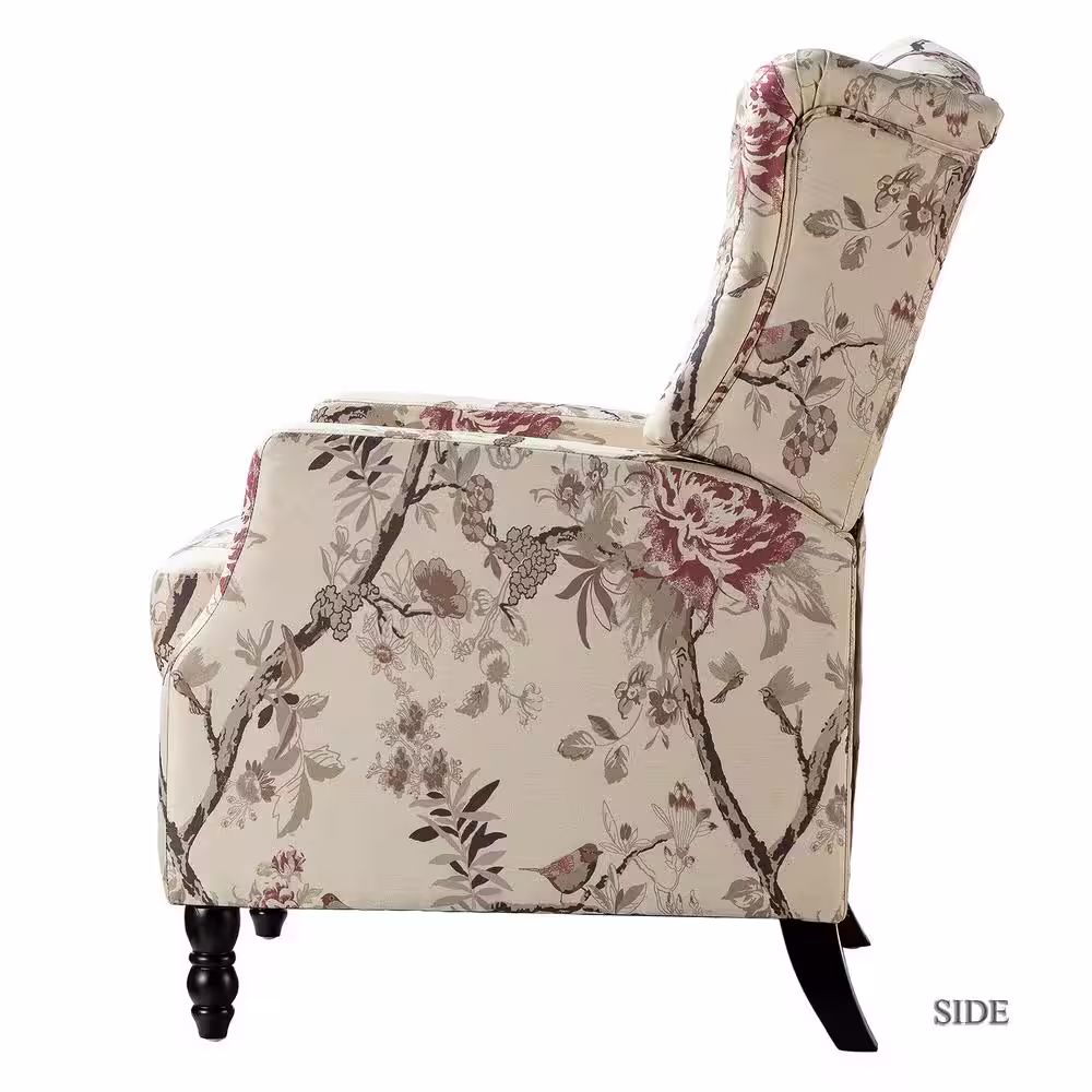 JAYDEN CREATION Celia Bird Wing Back Manual Recliner