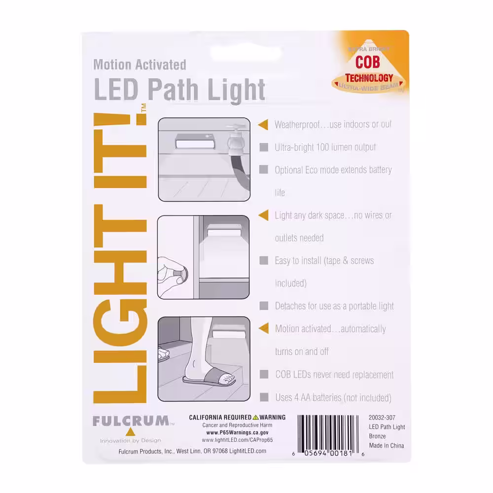 Light It! 20032-307 LED Path Light, Bronze