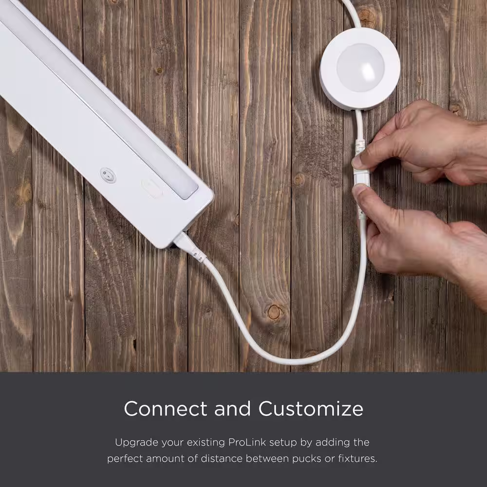 PROLINK 18 in. White Under Cabinet Light Connector Cord
