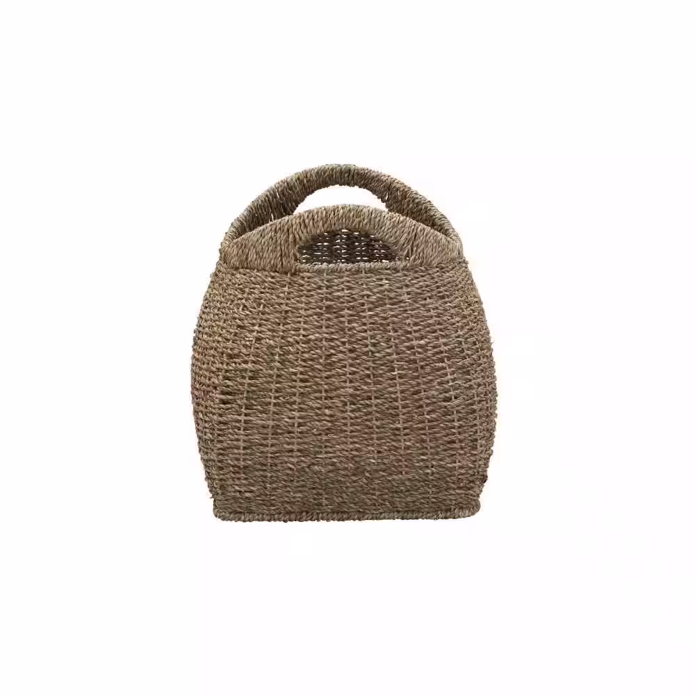 HOUSEHOLD ESSENTIALS Natural Seagrass Basket