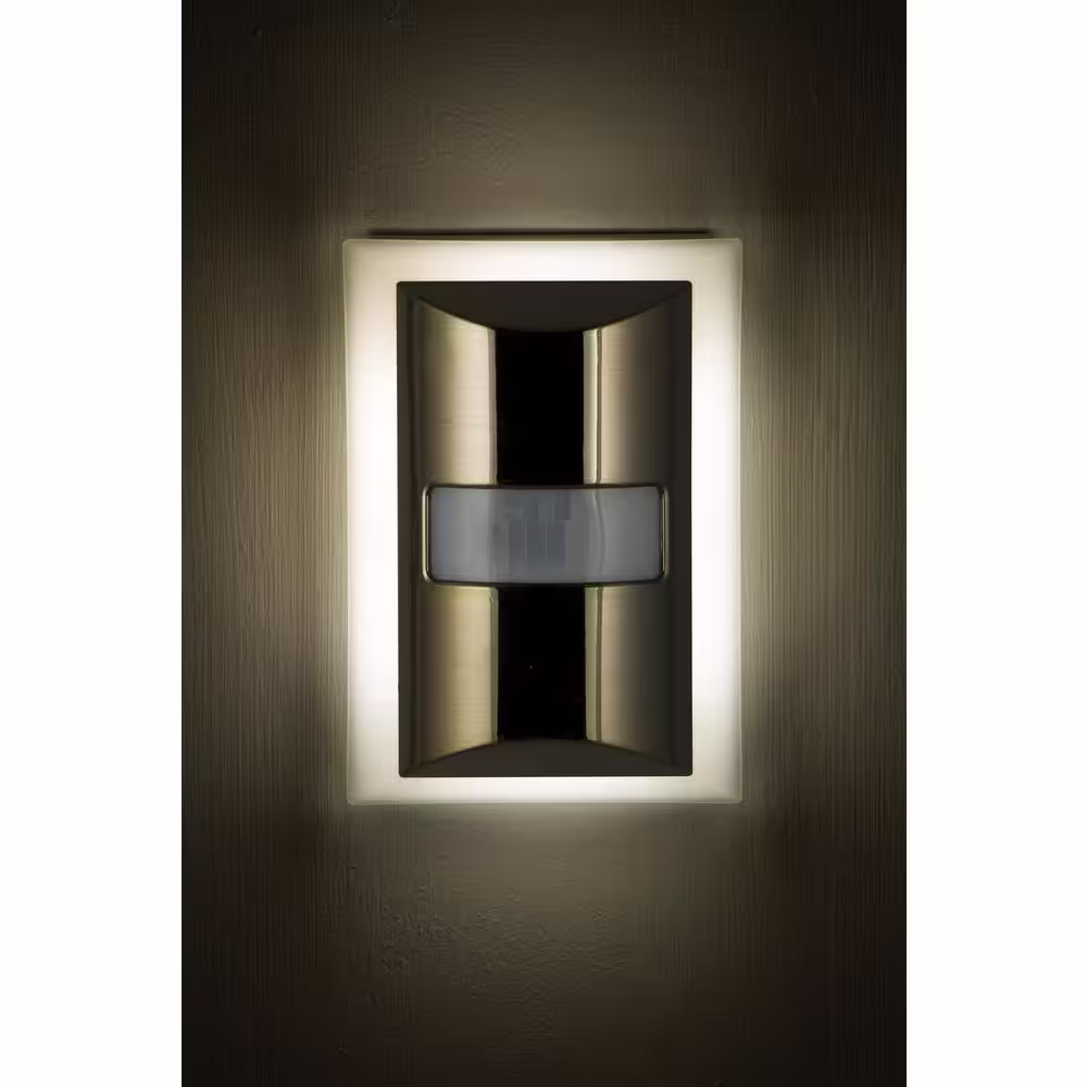 GE 0.5-Watt Motion Activated Plug In Light Sensing Integrated LED Night Light