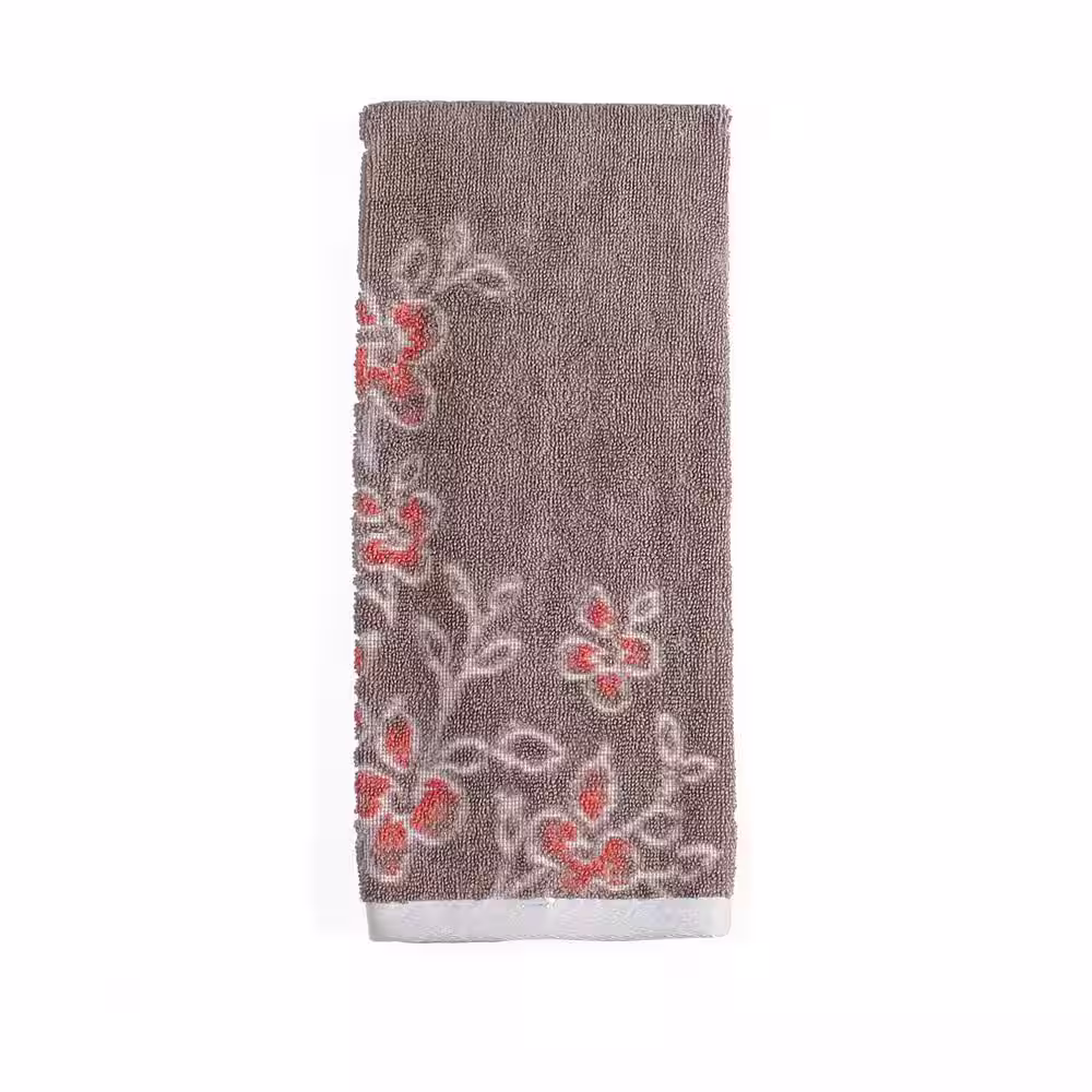 Saturday Knight Coral Garden Floral Cotton Towel