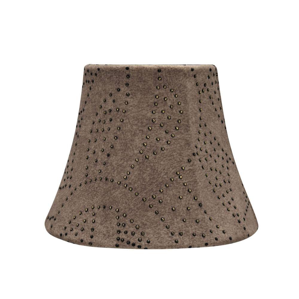 Aspen Creative Corporation 5 in. x 4 in. Brown Bell Lamp Shade (6-Pack)