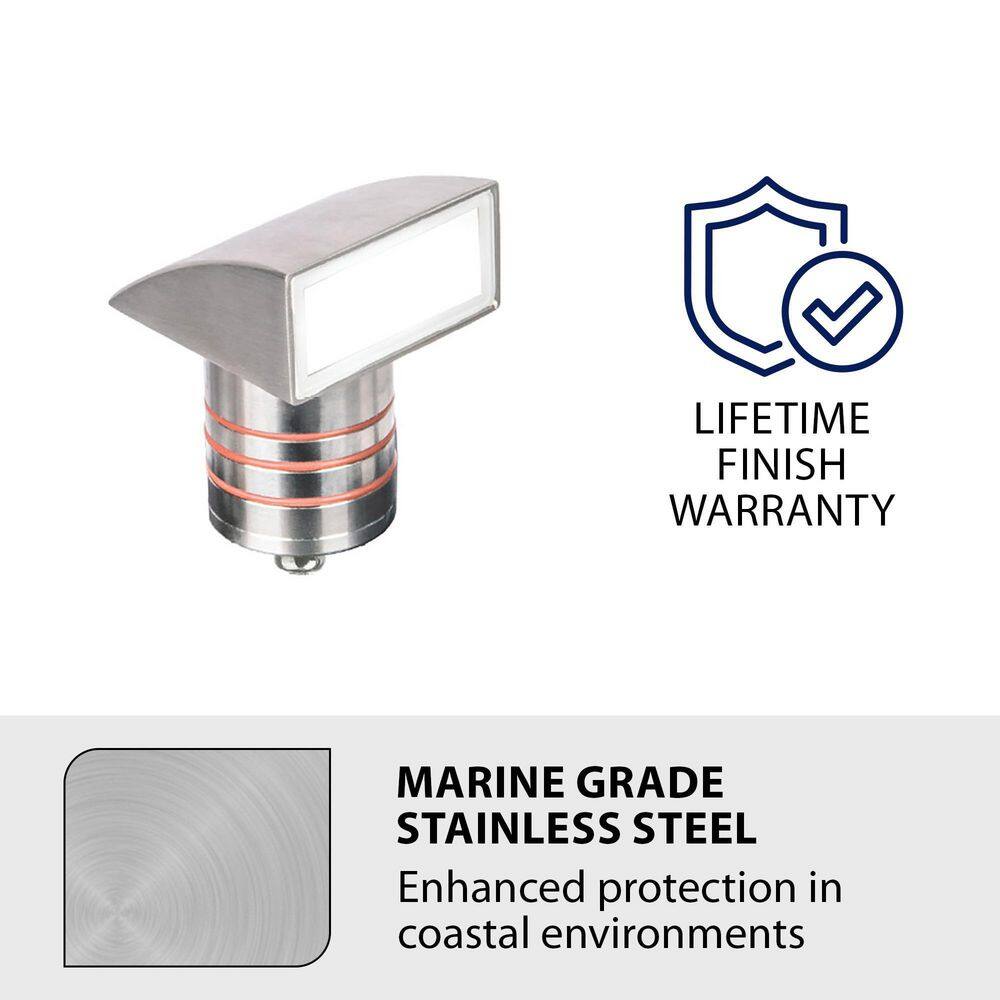 None Inground Indicator Light Low-Voltage LED with 2700K Color Temp