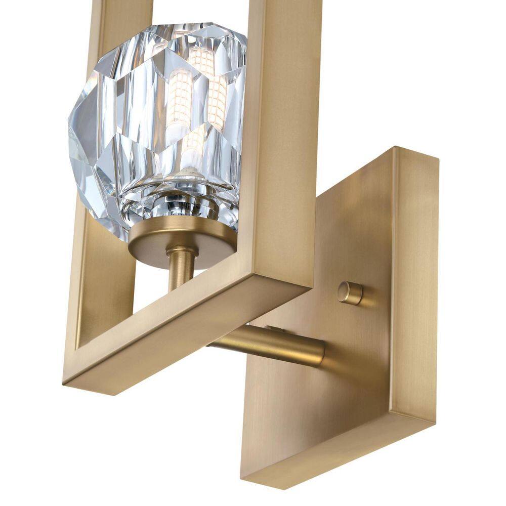 Westinghouse Zoa 1-Light Brushed Brass LED Wall Sconce