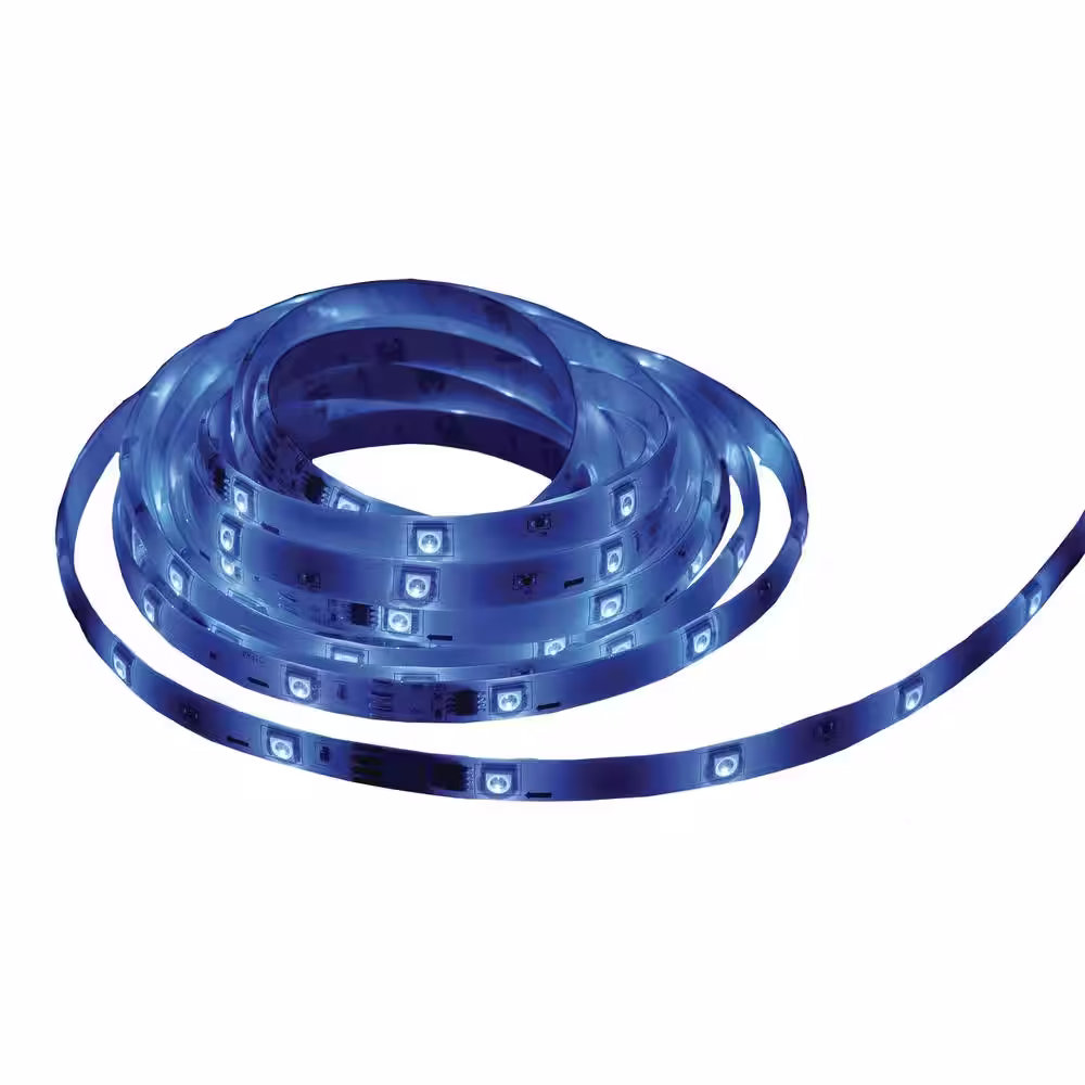 None 16 ft. Plug-in Color Chasing Multi-color Integrated LED Strip Light