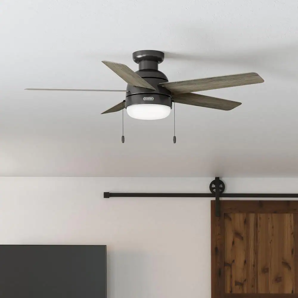Hunter Avenue 52 in. Indoor Noble Bronze Ceiling Fan With Light Kit