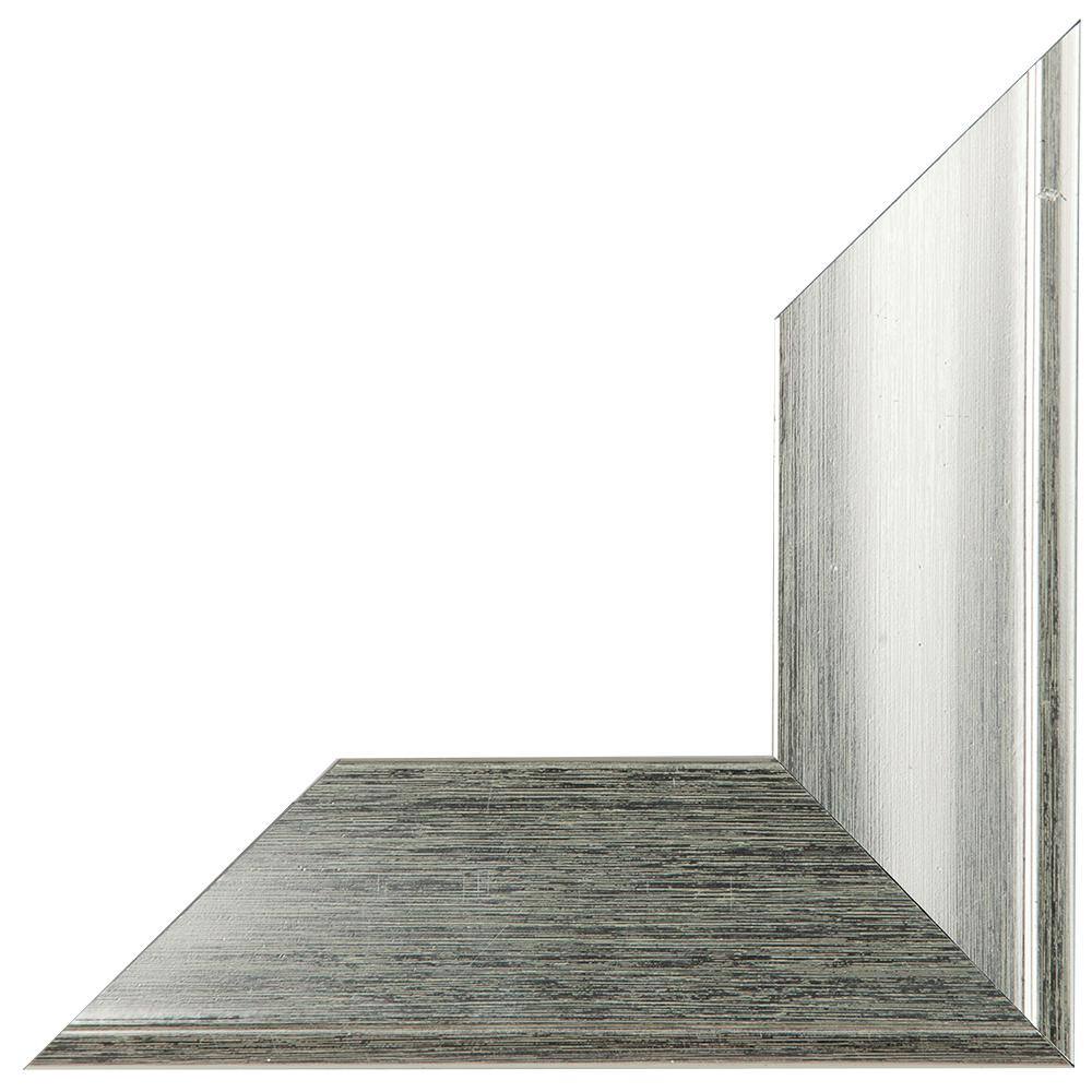 Home Basics Large Rectangle Silver Shelves & Drawers Classic Mirror (49.75 in. H x 14.25 in. W)