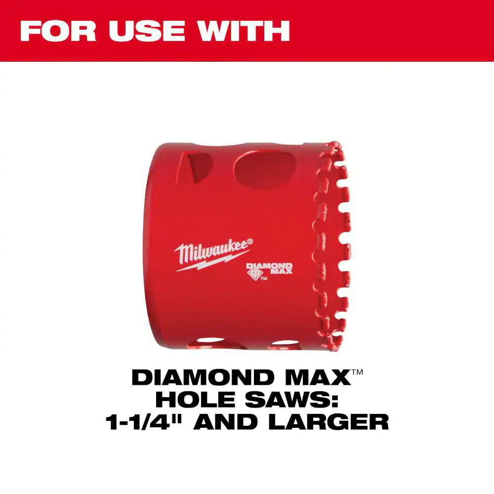Milwaukee Retractable Starter Bit with Large Arbor For Diamond Plus Hole Saws