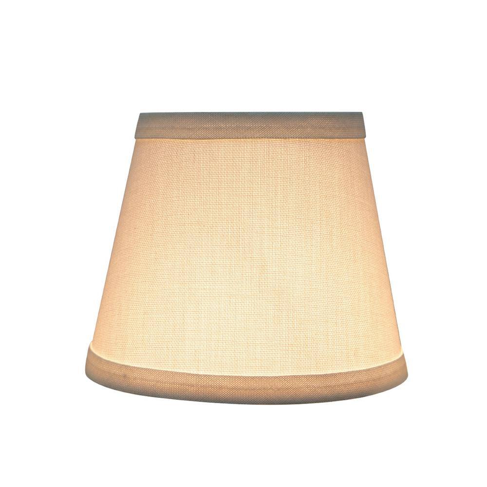 Aspen Creative Corporation 6 in. x 5 in. White Hardback Empire Lamp Shade (9-Pack)