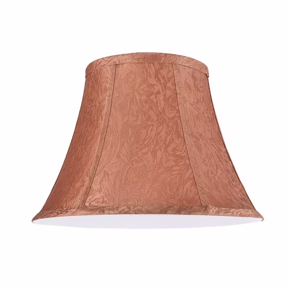 Aspen Creative Corporation 13 in. x 9.5 in. Brown Bell Lamp Shade