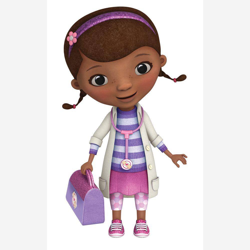 RoomMates Doc McStuffins Peel and Stick Giant 18-Piece Wall Decals