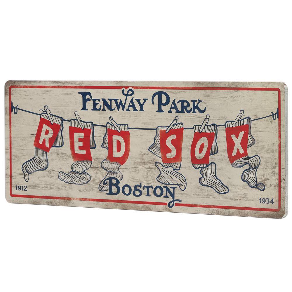 Open Road Brands Boston Red Sox MDF Wood Wall Art