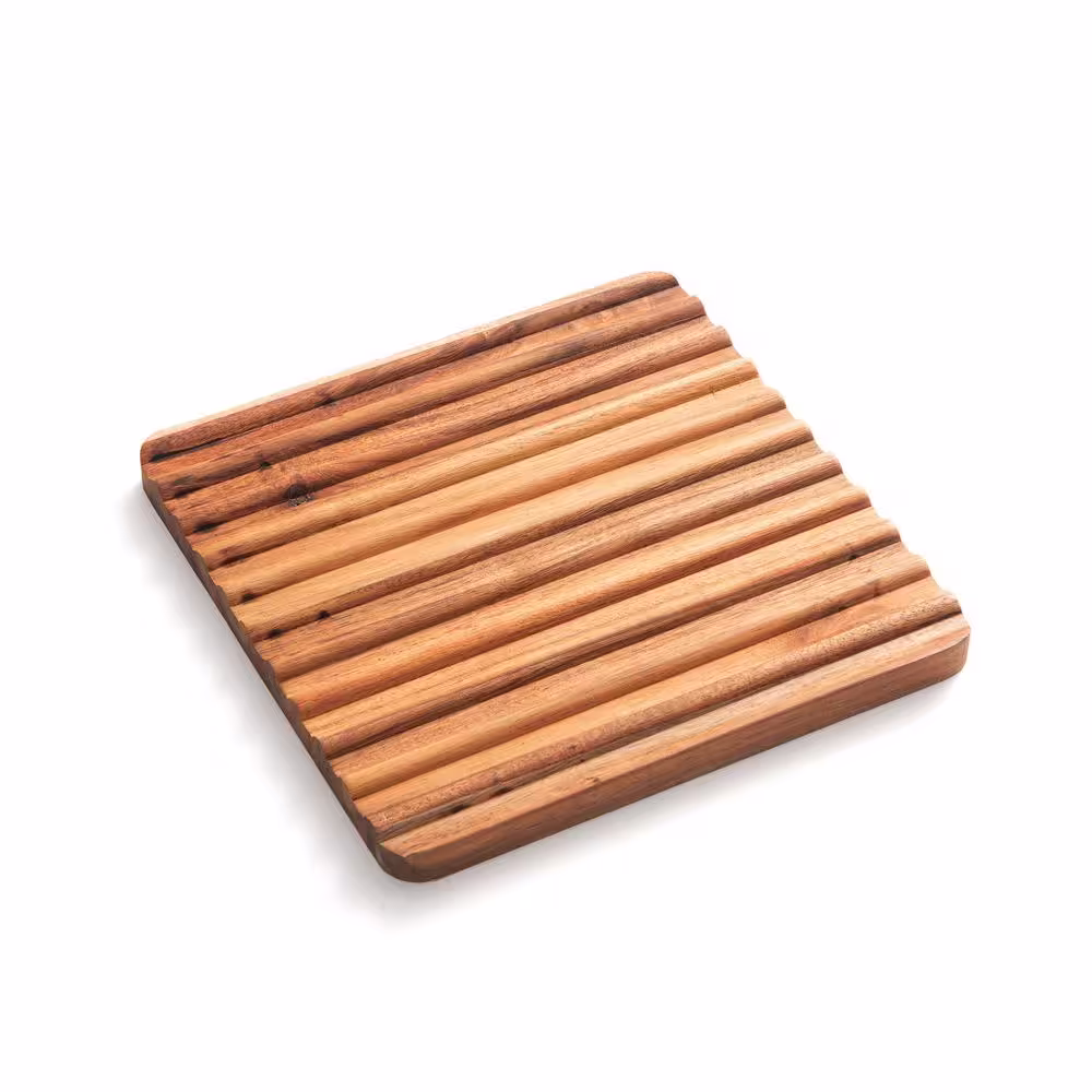 Ironwood Sedona Acacia Wood Trivet, 6.5 in. x 6.5 in. x 0.5 in.