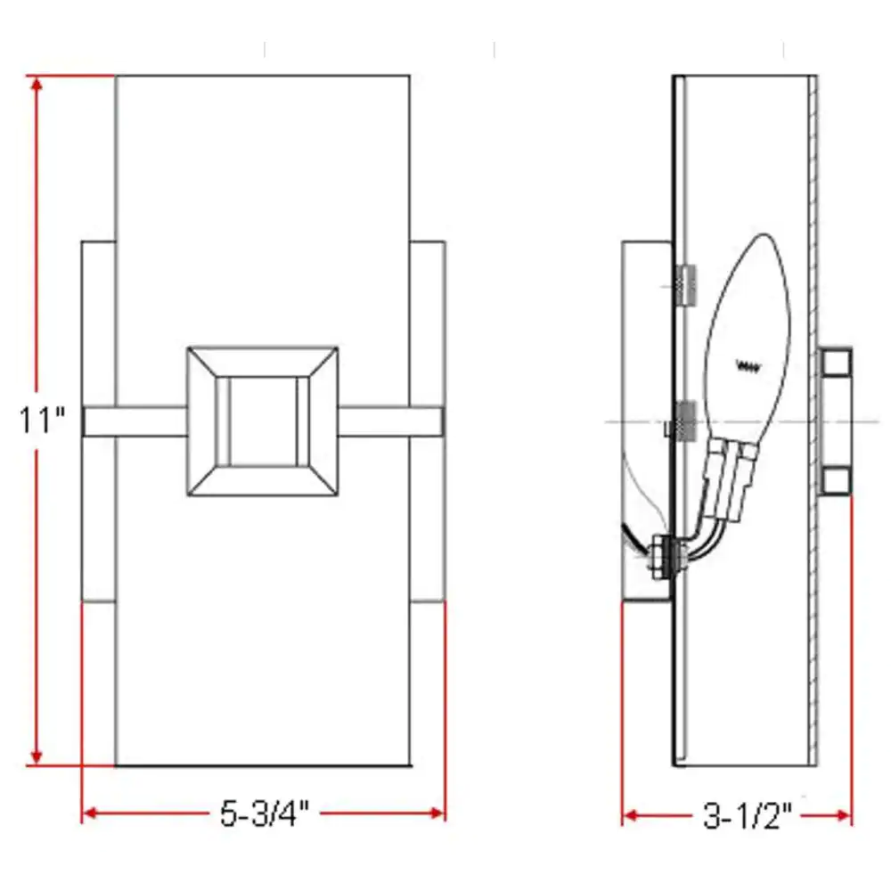 Design House Monroe 1-Light Oil-Rubbed Bronze Sconce