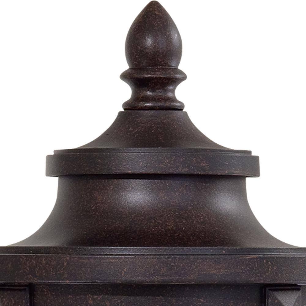 Minka Lavery 1-Light Outdoor Corona Bronze Post Lantern