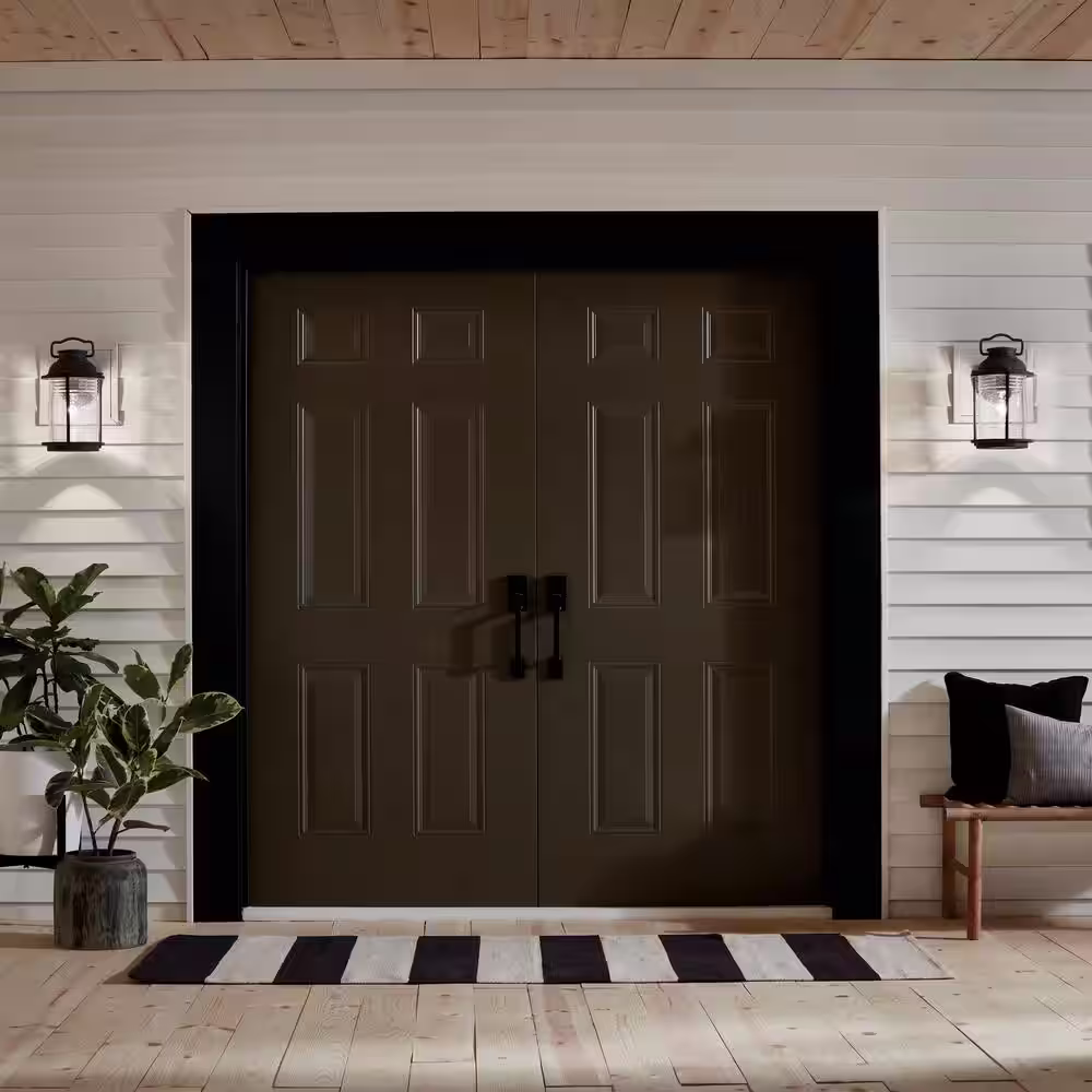 KICHLER Ashland Bay 13.5 in. 1-Light Weathered Zinc Outdoor Hardwired Wall Lantern Sconce with No Bulbs Included (1-Pack)