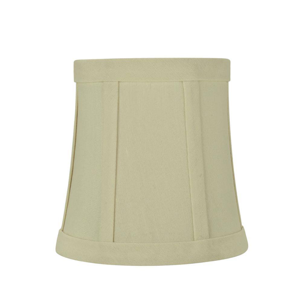 Aspen Creative Corporation 5 in. x 5 in. Beige Bell Lamp Shade (5-Pack)