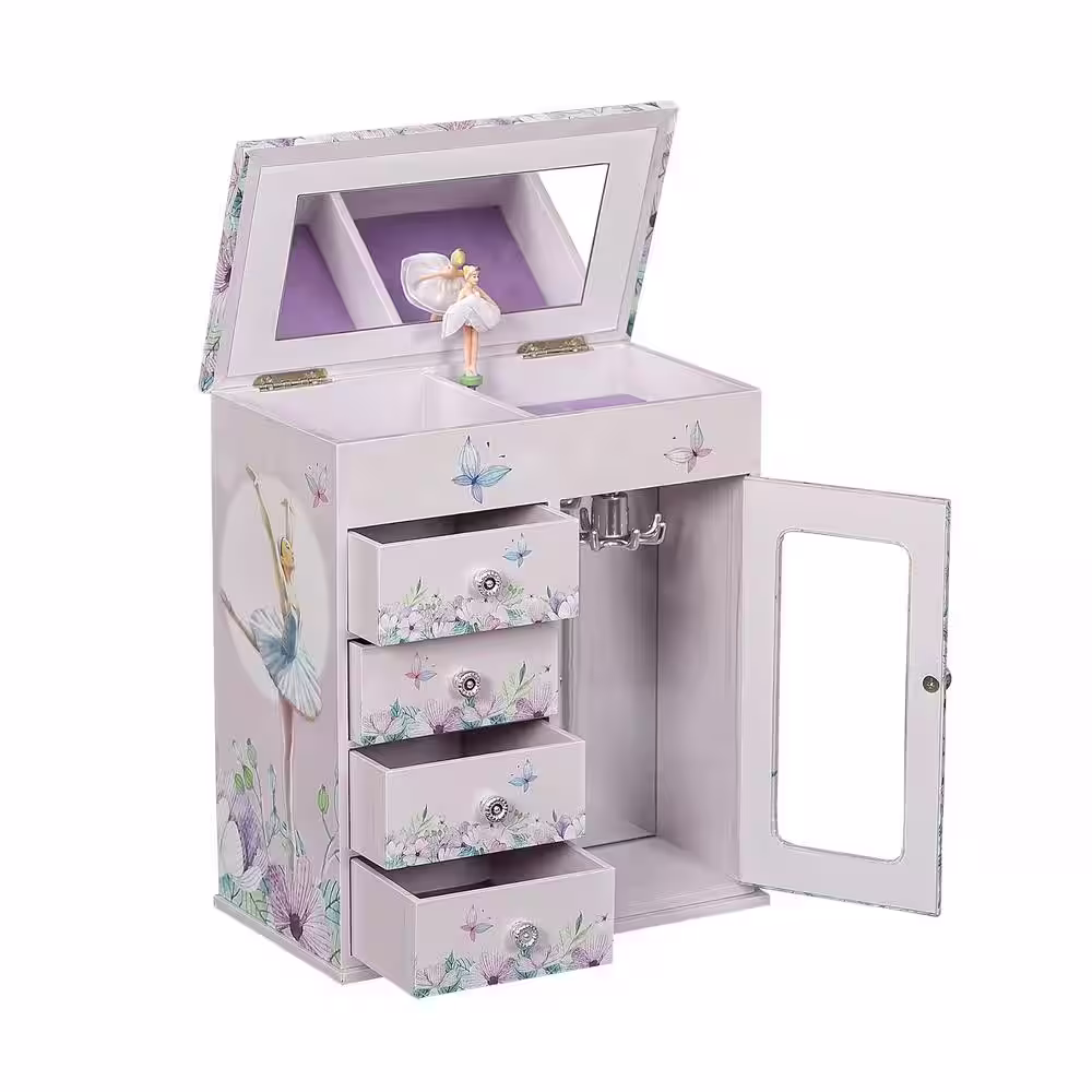 Mele & Co Liliana Girl's Musical Ballerina Jewelry Box