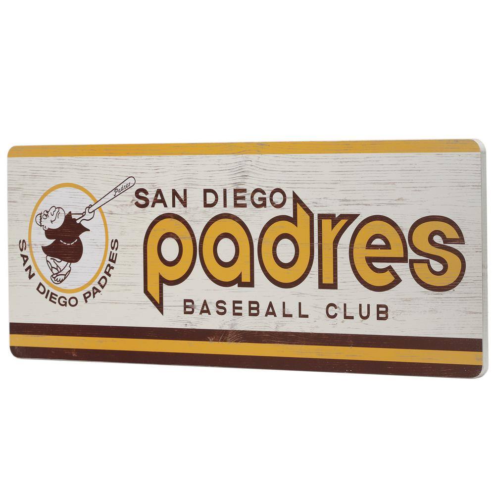 Open Road Brands San Diego Padres MDF Wood Wall Art