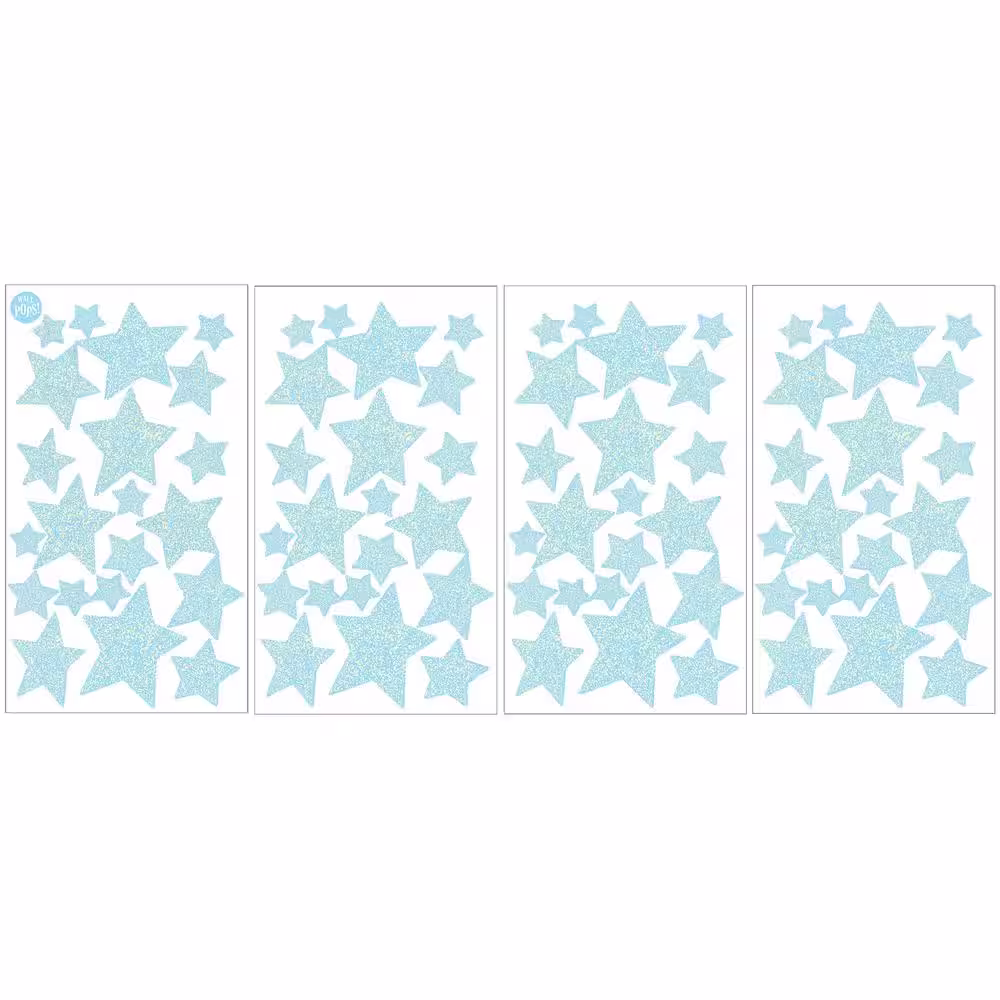 WallPops Star Struck Glow in the Dark Wall Art Kit Wall Decals