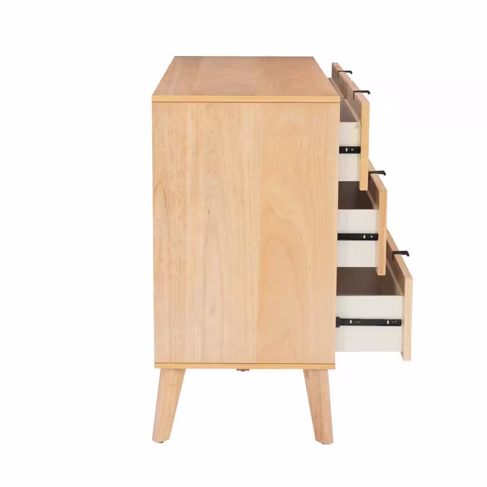 Linon Home Decor Bethea Cane 6 Drawer Dresser