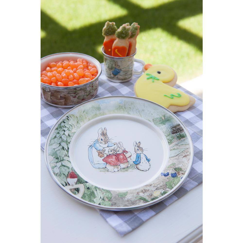 Golden Rabbit Jemima Puddle-Duck 3-Piece Feeding Set with Plate Bowl and Mug