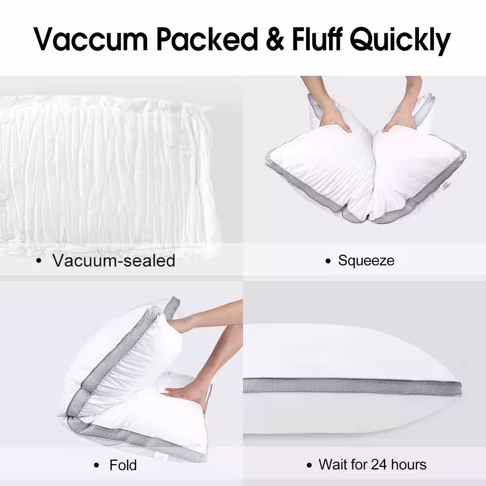 JML Cotton Queen Size Pillow (Set of 2)