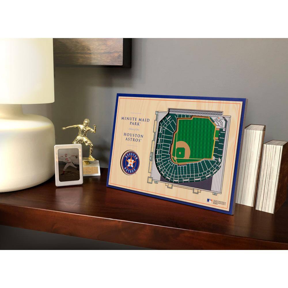 YouTheFan MLB Houston Astros 3D StadiumViews Desktop Display - Minute Maid Park