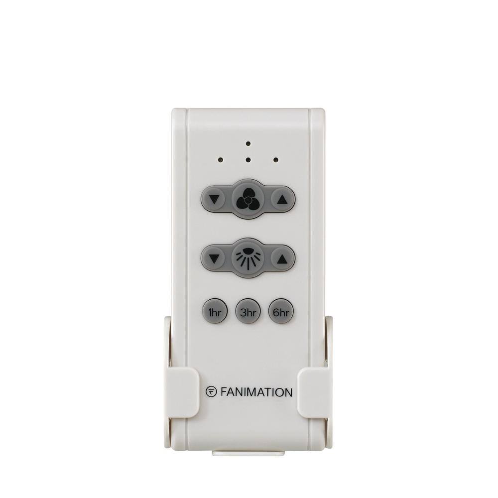 FANIMATION Gleam 16 in. Integrated LED Indoor/Outdoor Brushed Nickel Ceiling Fan with Light Kit and Remote Control