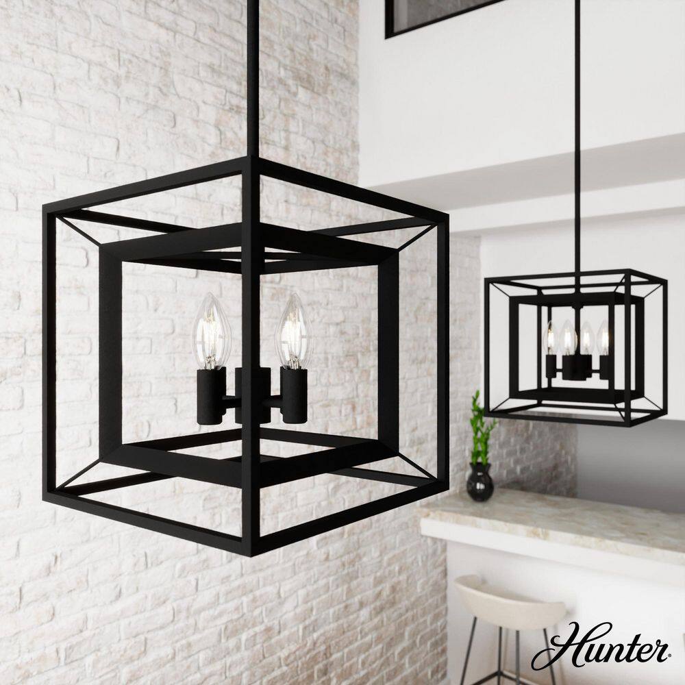 Hunter Doherty 4-Light Natural Iron Island Pendant Light