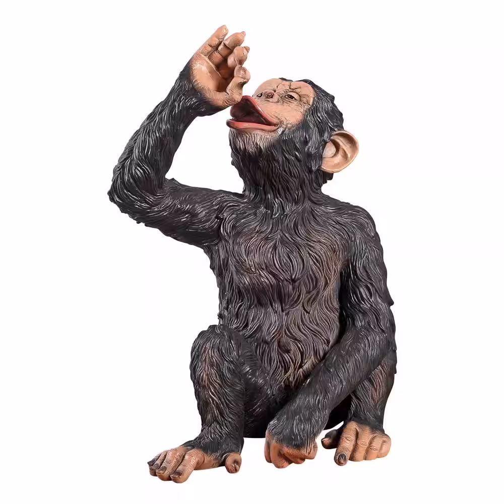 Design Toscano 8.5 in. H Anisetta Liqueur Drinking Monkey Statue