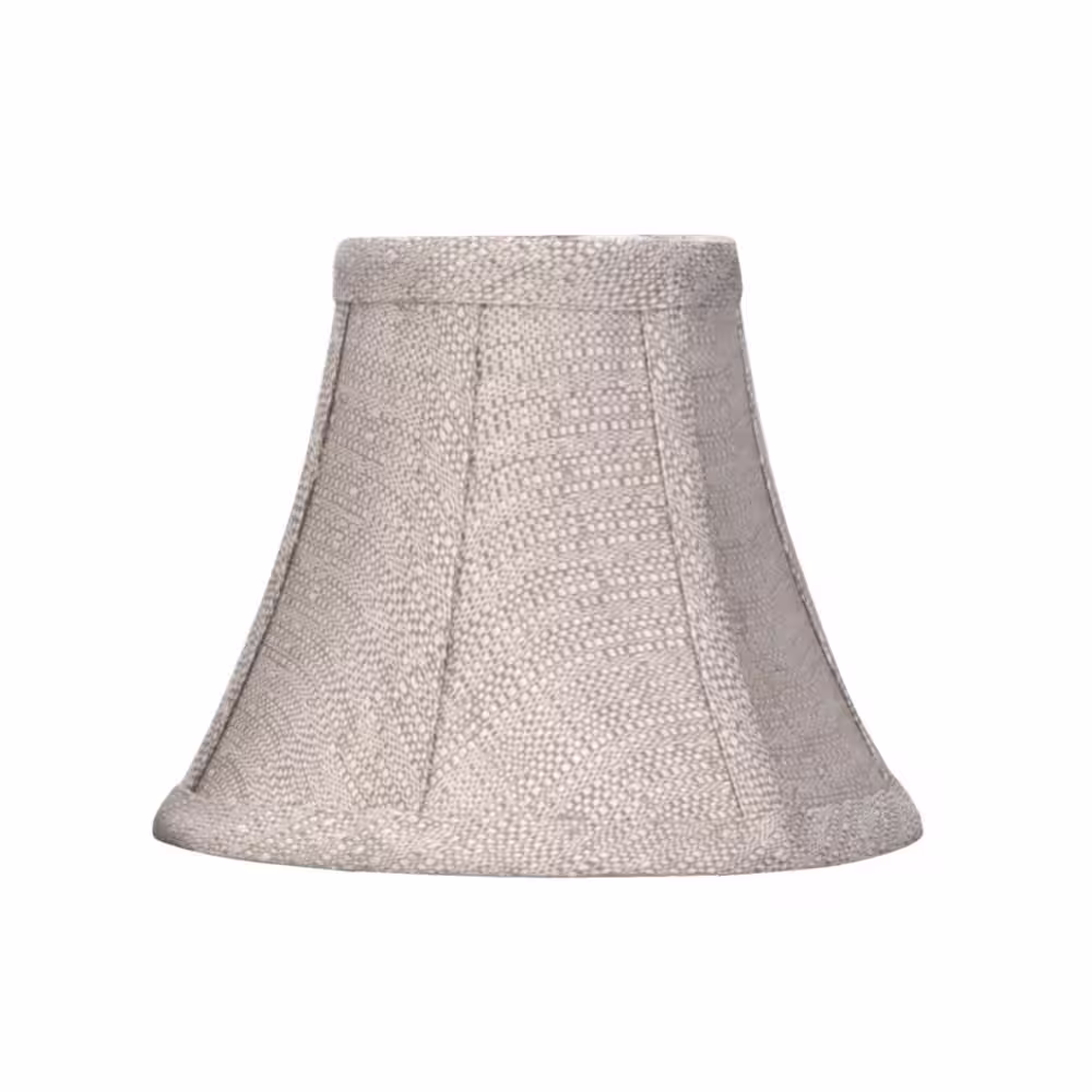 Aspen Creative Corporation 6 in. x 5 in. Beige Bell Lamp Shade (2-Pack)