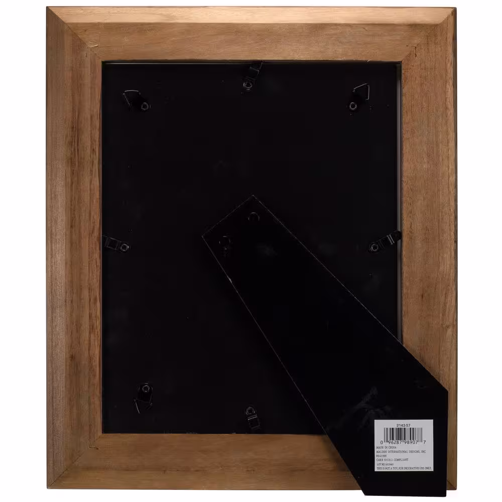 Malden International Designs 8x10/5x7 Gray Matted Picture Frame