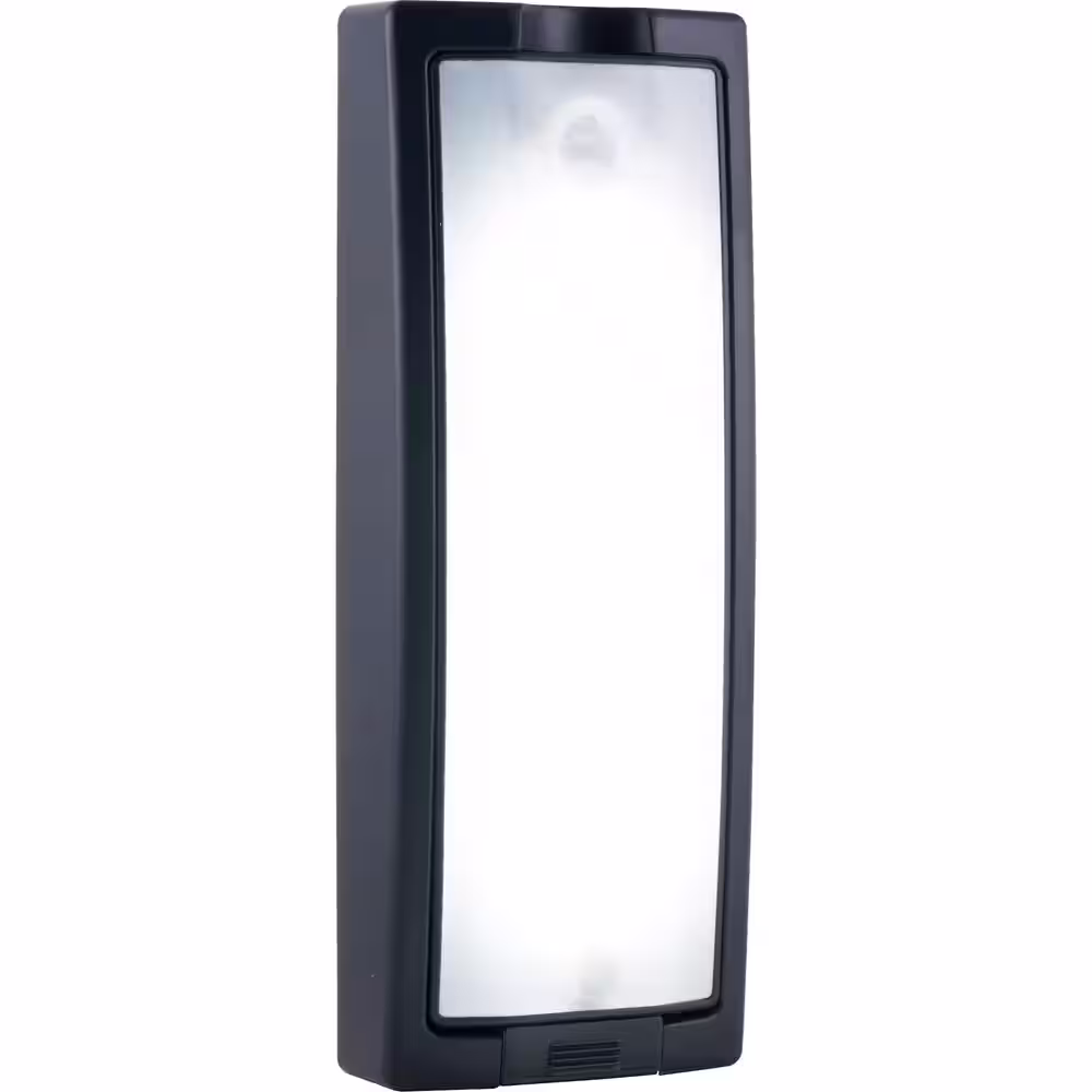 GE Battery Operated Motion-Sensing Black LED Task Night Light