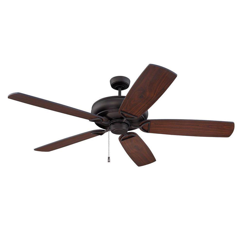 CRAFTMADE Supreme Air Plus 62 in. Indoor/Outdoor Dual Mount 4-Speed Reversible DC Motor Ceiling Fan in Espresso Finish