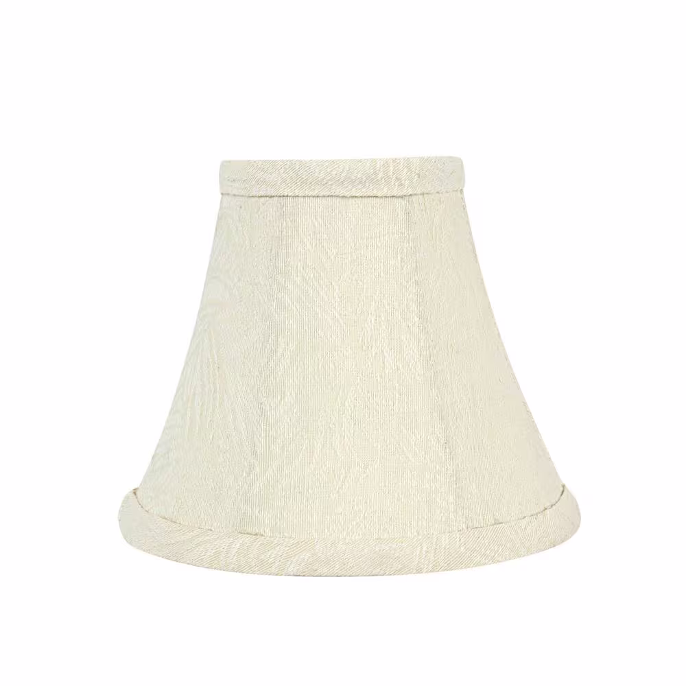 Aspen Creative Corporation 6 in. x 5 in. Beige Bell Lamp Shade (6-Pack)