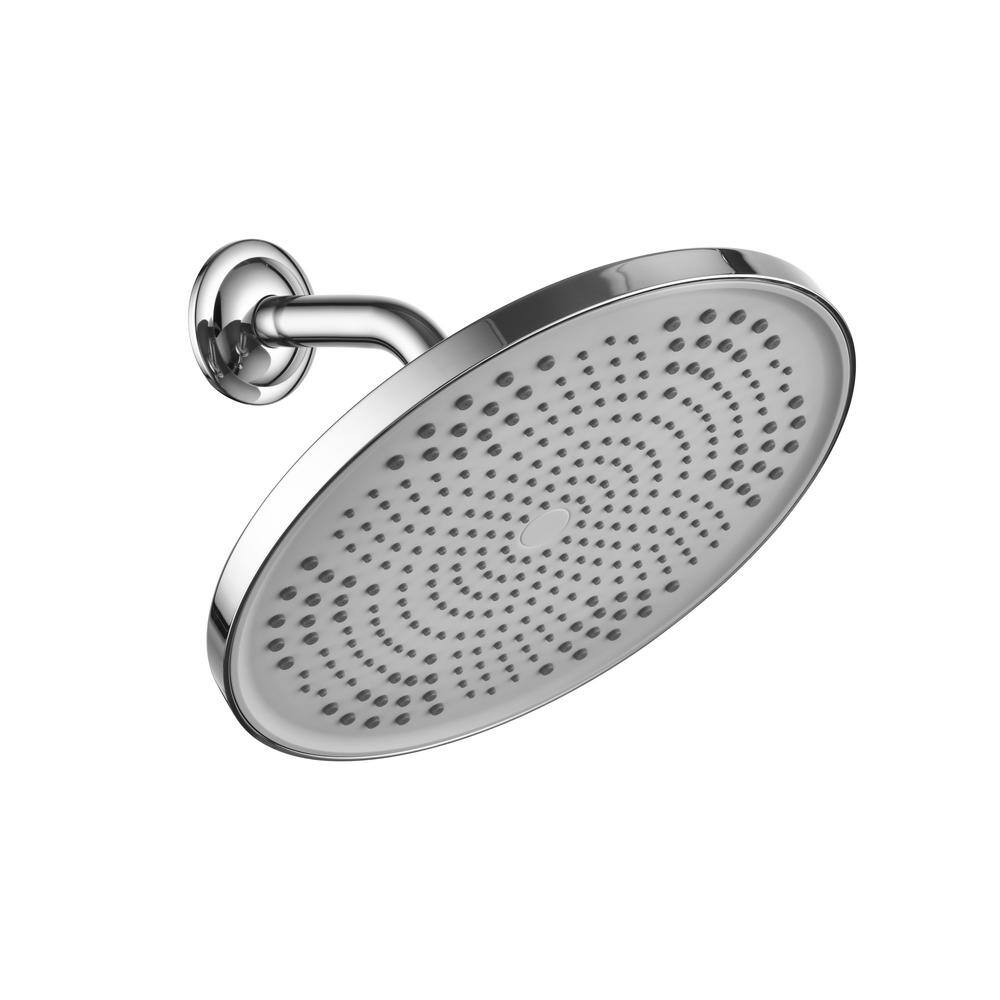 Magic Home 10 in. Modern High Pressure Shower Head Rain Mode, Brushed Nickel