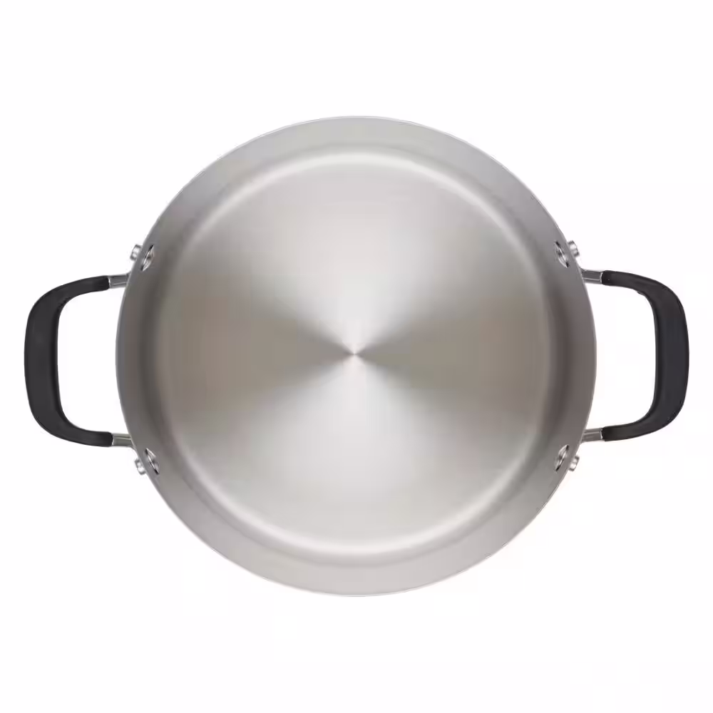 KitchenAid Stainless Steel, 4 qt. Stainless Steel Casserole in Silver with Lid