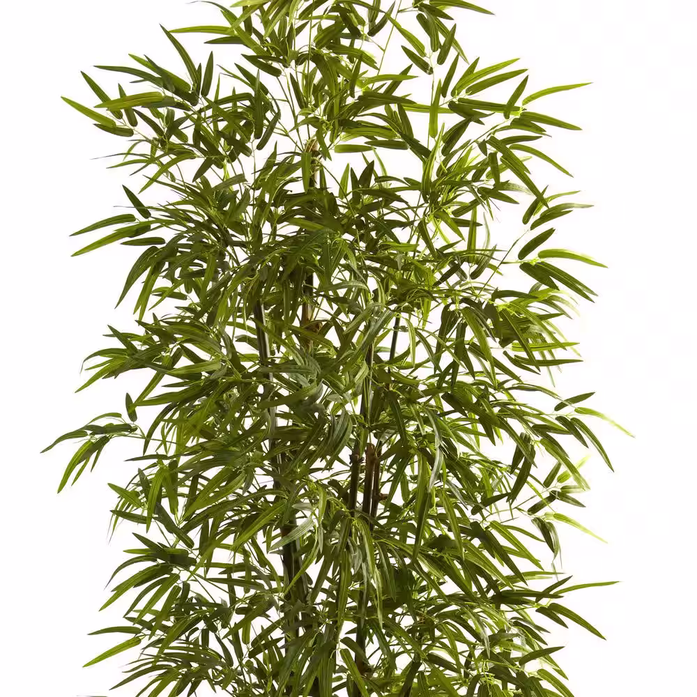 Nearly Natural 7 ft. Artificial Green Bamboo Tree