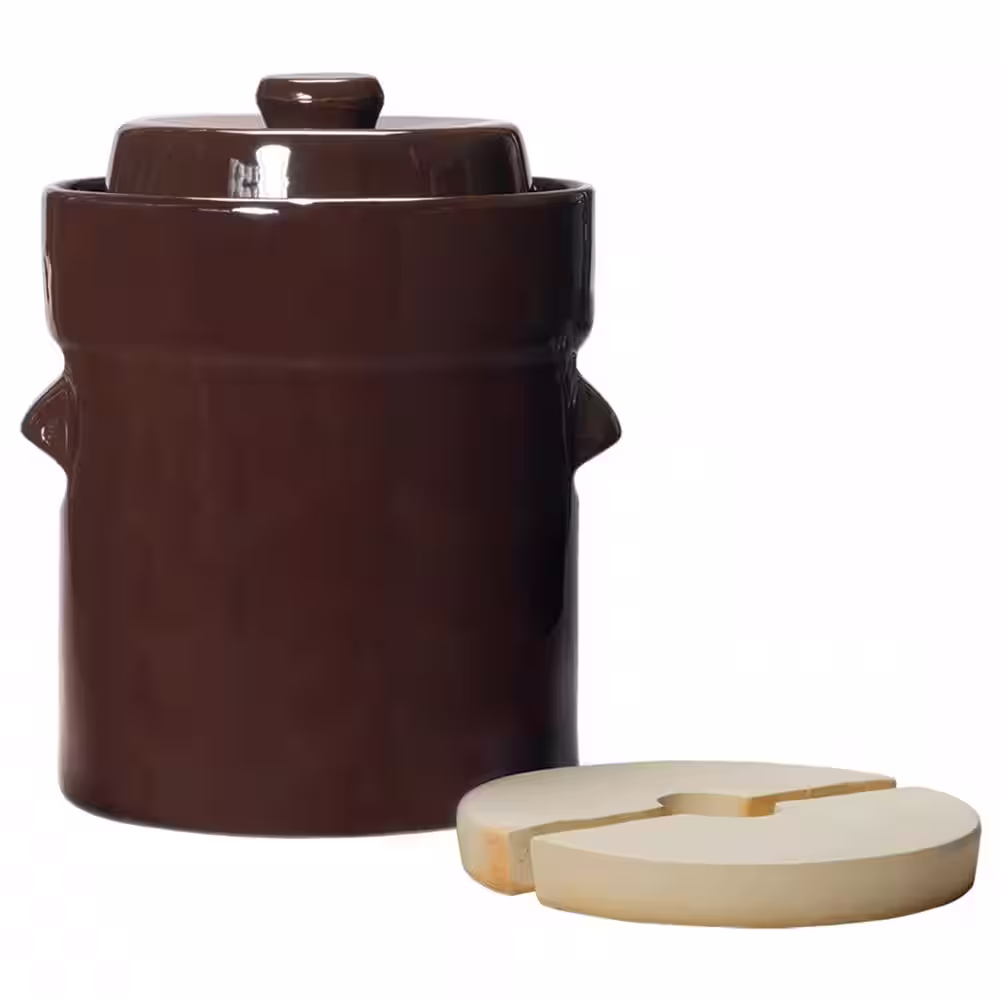 ROOTS & HARVEST 20 L Traditional Style Water-Seal Crock Set