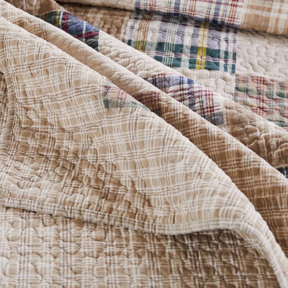 None Oxford Multi Quilted Cotton Throw