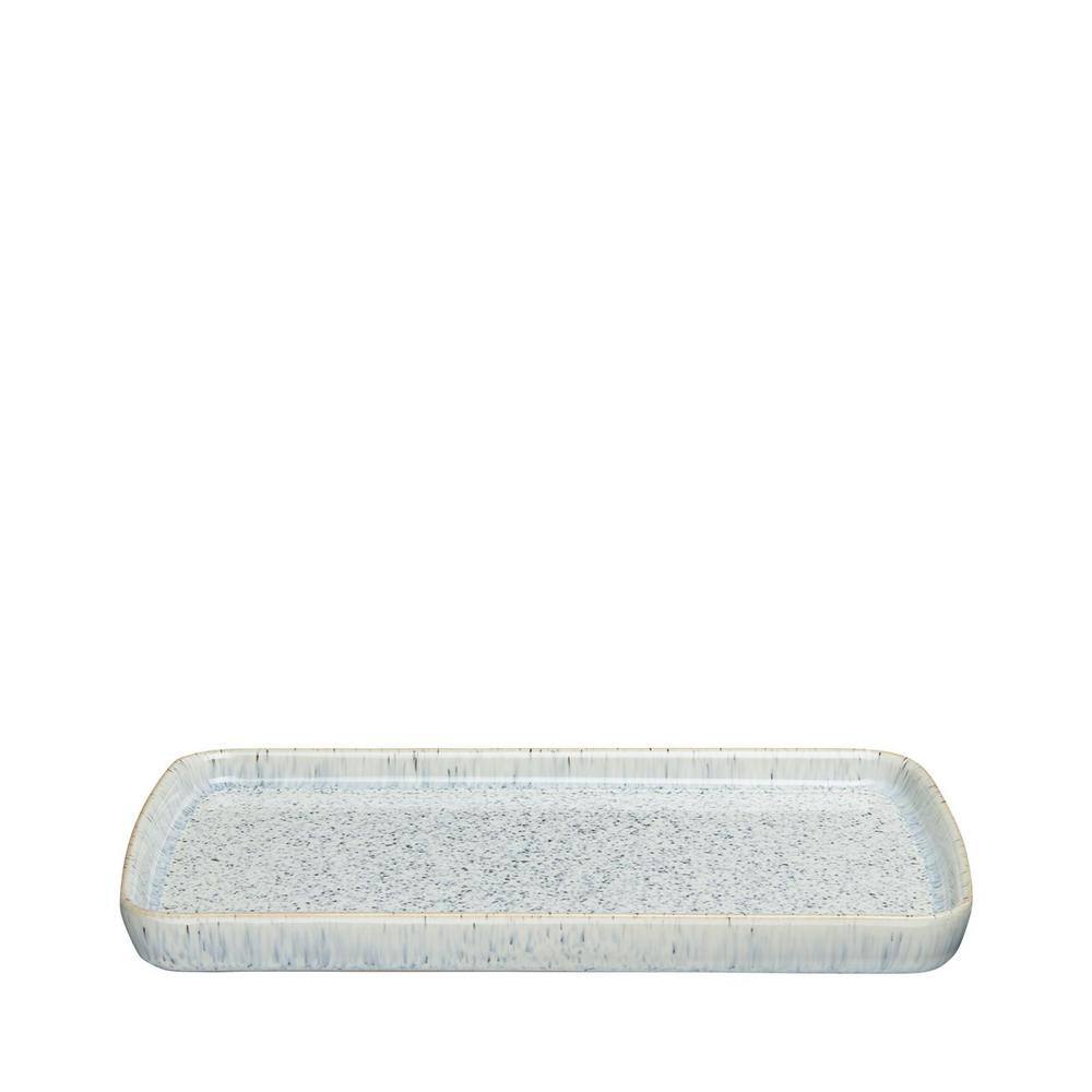 Denby Halo Speckle Rectangular Plate
