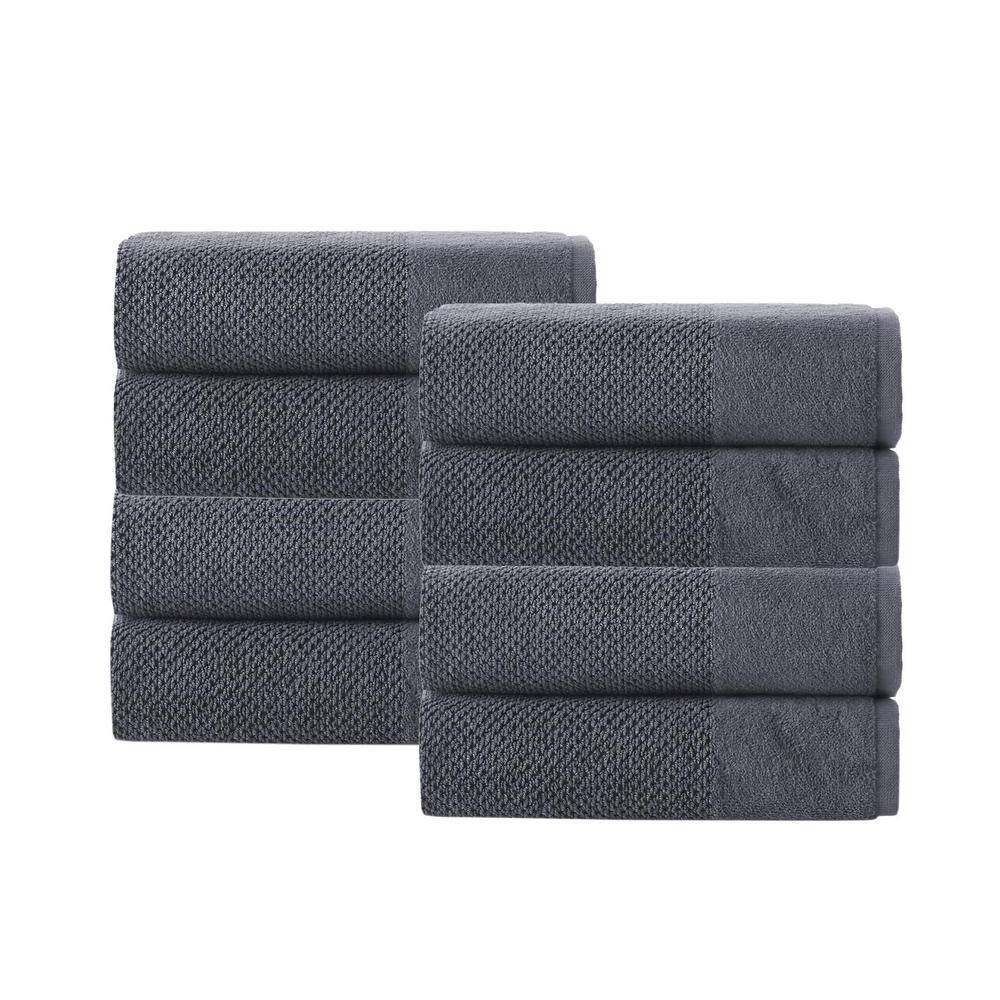 None Incanto Turkish Cotton 8-Piece Hand Towels