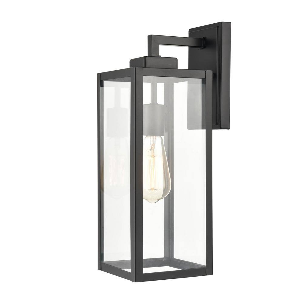 Millennium Lighting 1-Light 6 in. Powder Coat Black Outdoor