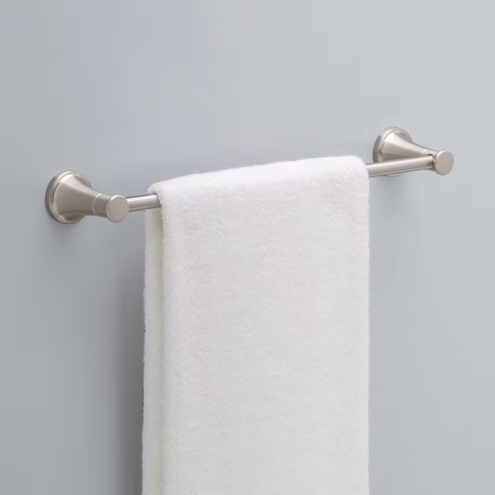 Delta Casara 18 in. Wall Mount Towel Bar Bath Hardware Accessory in Brushed Nickel