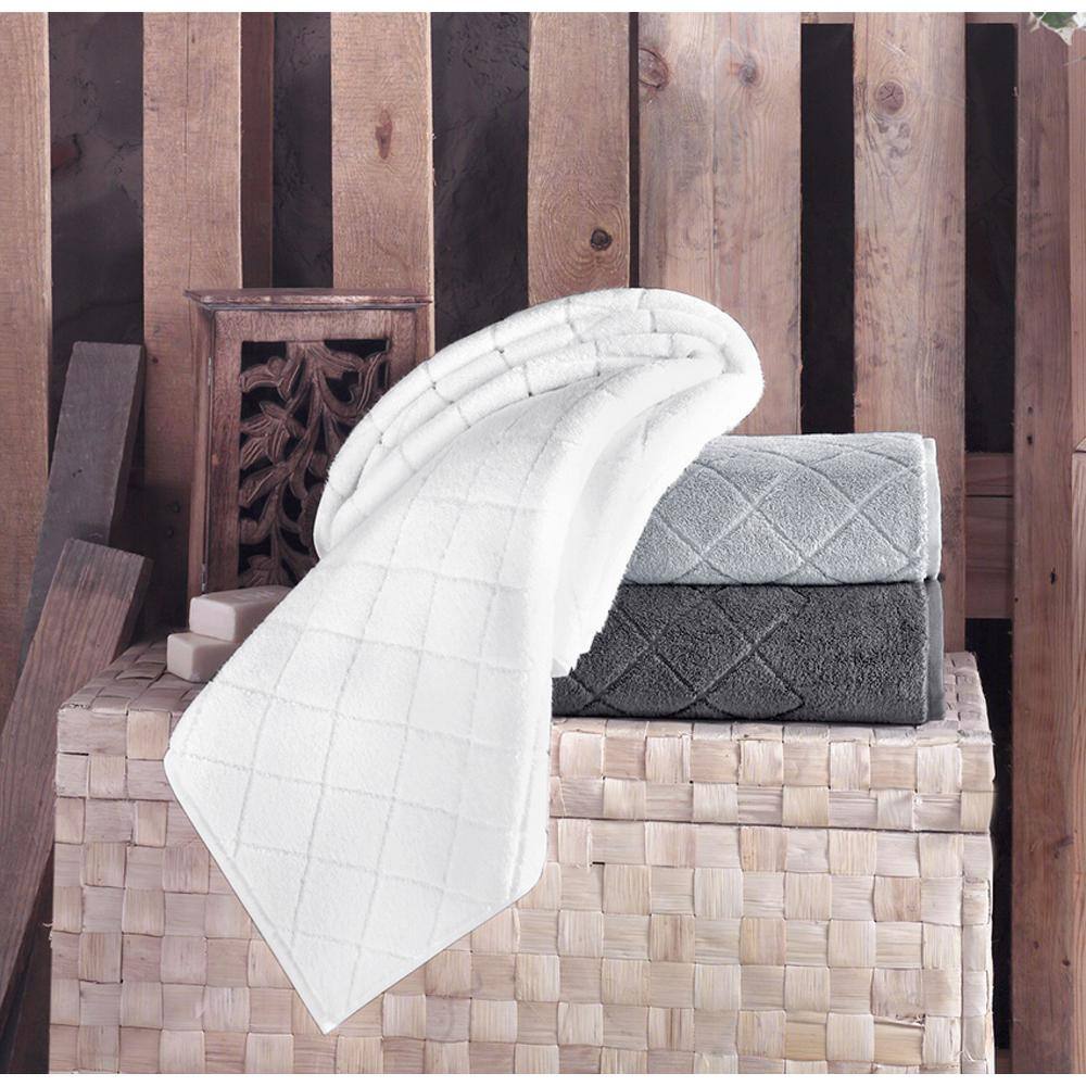 None Gracious 4-Piece Lilac Turkish Cotton Hand Towels