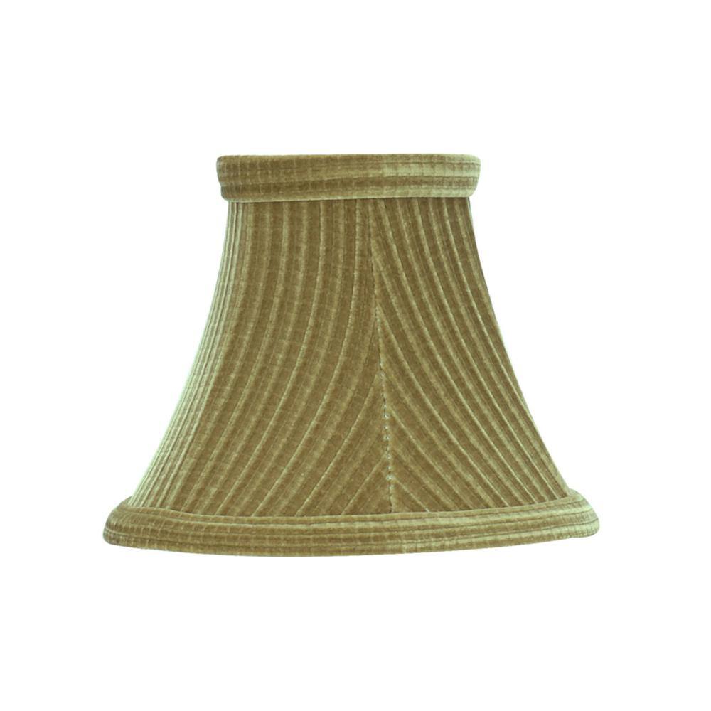 Aspen Creative Corporation 6 in. x 5 in. Brown Green Bell Lamp Shade (9-Pack)